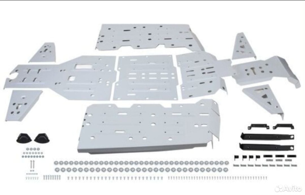 Защита алюминиевая Hisun 550/750ATV rival H00011 